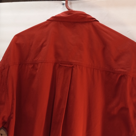 Eddie Bauer Rufton Twill XL Red Outdoor Outfitter Button Down Shirt  Rural Event - Picture 4 of 10